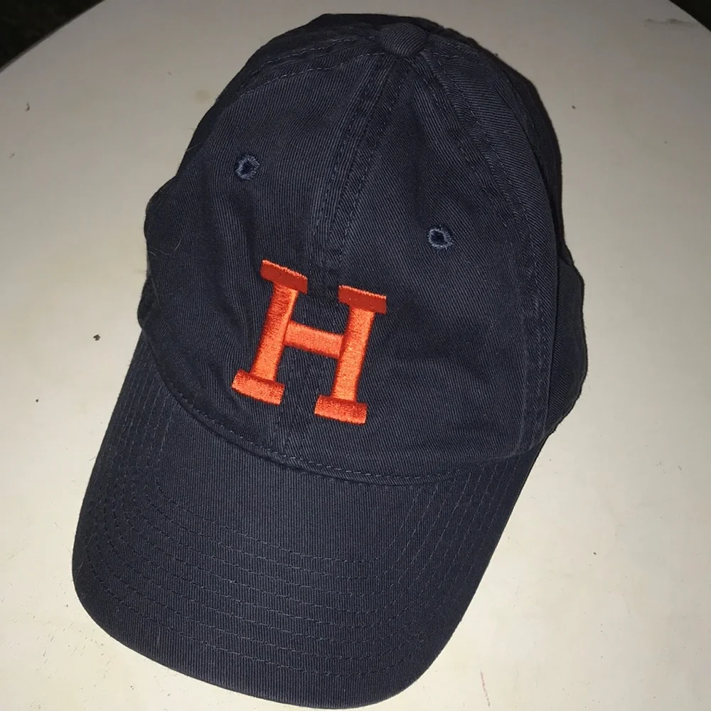 Legacy Hope College Navy Baseball Cap Orange H Embroidery Men Hat One Size
